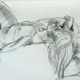 female nude in Cornwall
