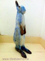 a standing hare